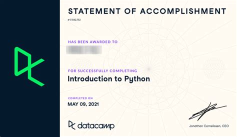 Datacamp Certification on Introduction to Data Science Value Added