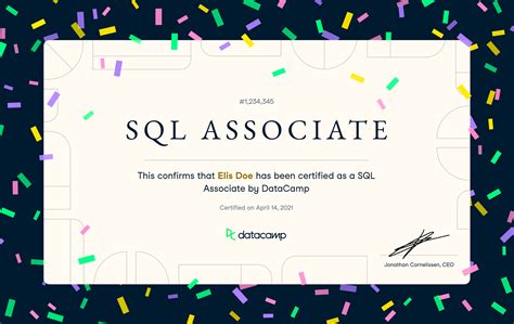 Datacamp sql.  De certificering wordt toegekend La certificazione SQL Associate di DataCam...