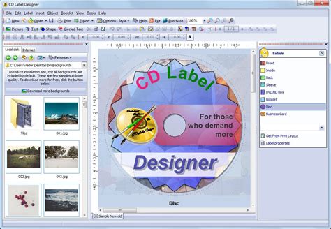 Dataland CD Label Designer 
