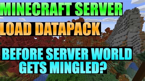 Datapack server minecraft