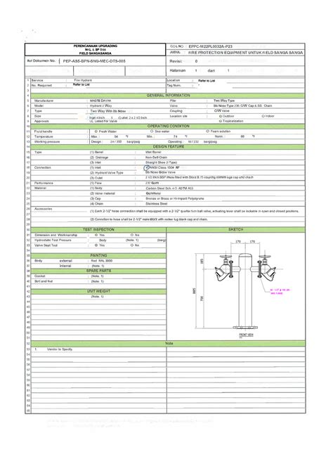 Datasheet DAN Drawing Fire Hydrant 2 Way Valve WITH Bib Nose …