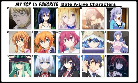 Date A Live Characters By Pid2