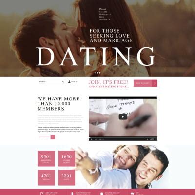 Dating Bootstrap Templates for Matchmaking Websites