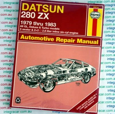 Datsun 280z 1983 service and repair manual. - Hitachi ex300 3 excavator service repair manual.