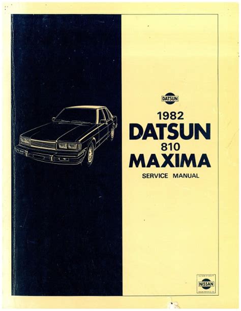 Datsun 810 maxima manual no 376. - Bmw 535 1999 manual de usuario pl.