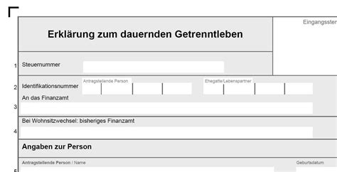 Dauernd getrennt lebend formular pdf