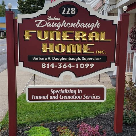 2021. FUNERAL HOME. Barbara Daughenbaugh Funeral Home, Inc -