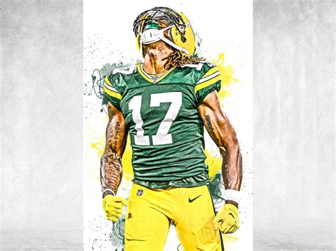 Davante Adams Art - Etsy