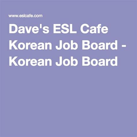 Dave'S Esl Korea 2022