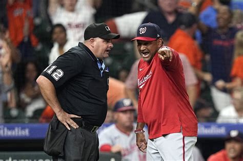 Dave Martinez prints out picture to rip umpires for missed call: ‘There it is right there!’