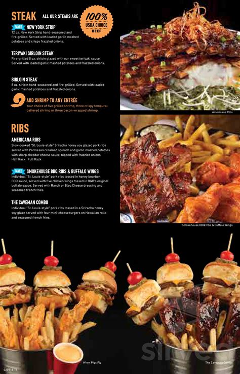 Each Dave & Buster's has more state-of-the-art games than ever, more mouth-watering menu items and the most innovative drinks anywhere. From wings to steaks, we've got …. 