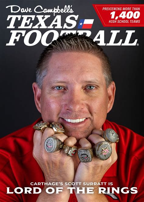 Dave campbell texas football rankings. October 10, 2022 2:41 PM. Centennial QB Phillip Hamilton and the Spartans are 6-0 and state ranked this week. Bob Haynes Special to the Star-Telegram. Dave Campbell’s Texas Football published ... 