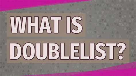 Doublelist is a classifieds, dating and personals site. Login; Si