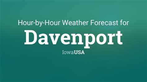 Tomorrow, in Davenport, predominantly sunny weather is expected as well. The temperature will vary between an agreeable 68°F (20°C) and a cool 50°F (10°C). The highest temperature will be a few degrees higher than April 's average maximum of 64°F (17.8°C). Sunrise will be at 6:49 am and sunset at 8:05 pm; tomorrow's daylight will last for .... 