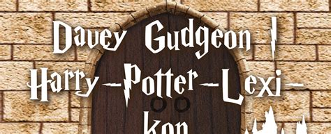 Davey Gudgeon – Harry Potter Lexicon