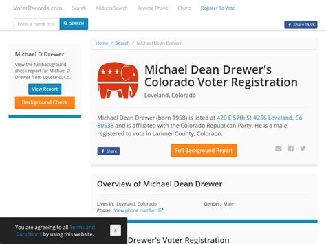 David Charles Shostack from Denver, Colorado VoterRecords.com