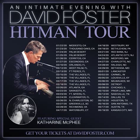 David Foster Tickets, 2024 Concert Tour Dates Ticketmaster