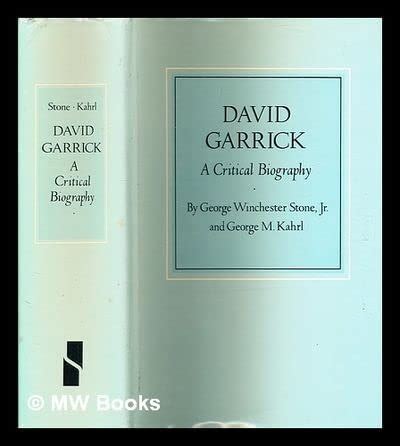 David Garrick, a critical biography - Open Library