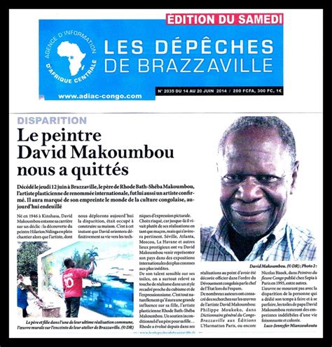 David Jackson Messenger Brazzaville