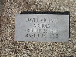 David Michael Nichols (born July 4, 1950), American lawyer World ...