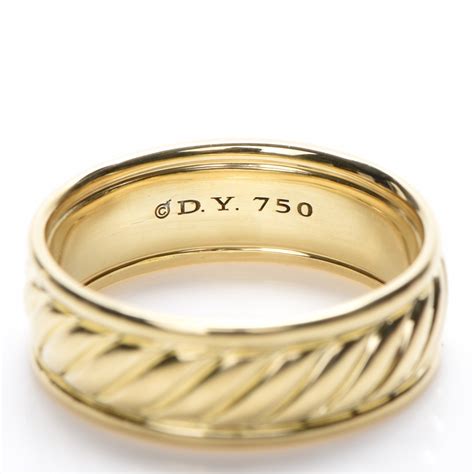 David Yurman Cable Band Ring size 8.5 eBay