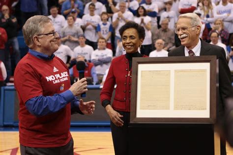 The subject of an ESPN 30 for 30 documentary, the rules were bought at auction in 2010 by KU alum David Booth for $4.3 million. The school then raised $22 million to build the DeBruce Center .... 