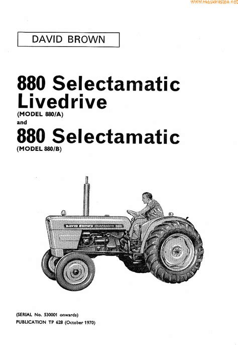 David brown 880 selectamatic tractor service parts catalogue manual. - Constituições da companhia de jesus e normas complementares.