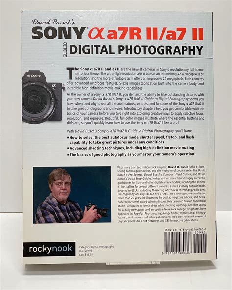 David buschaeurtms sony alpha a7r ii a7 ii anleitung für die digitale fotografie. - Como cura el limon manuales spanish edition.