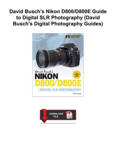 David buschs mastering digital slr photography david buschs digital photography guides. - Canon copier imagerunner 400 ir factory service repair manual.