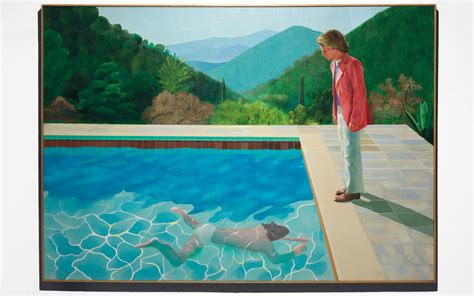 David hockney pool with two figures