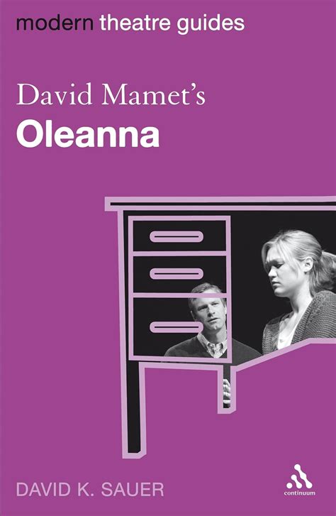 David mamet s oleanna modern theatre guides. - Manuale di sviluppo delle risorse umane.
