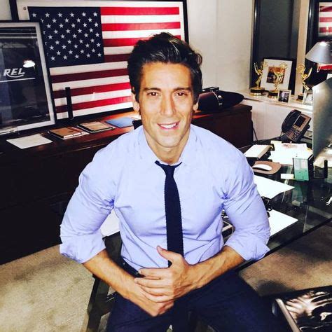 About. Work. Journalist at ABC News. David Muir anchors the weekend edition of the flagship broadcast, "ABC World News" and reports for all ABC News broadcasts. College. Studied at University of Salamanca, Spain. Studied at Ithaca College. Class of 1995. High school..