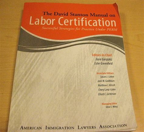 David stanton manual on labor certification. - Owners manual for 2007 land rover lr3.