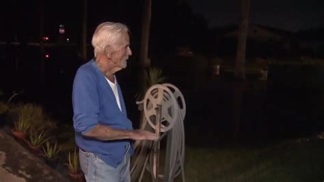 Davie resident, 97, speaks out days after floodwaters caused by storm surrounded his home of 60 years