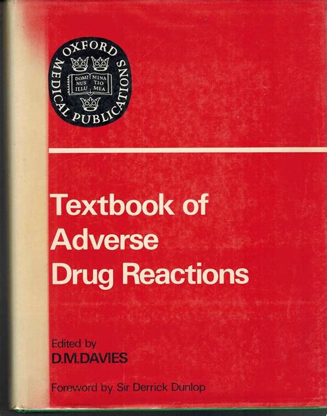 Daviess textbook of adverse drug reactions. - Dritter internationaler thrakologischer kongress zu ehren w. tomascheks, 2.-6. juni 1980, wien.
