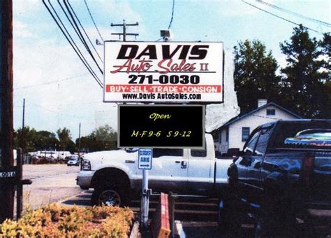 Davis auto sales va. Davis Auto Sales in Richmond, VA. 10016 Jefferson Davis Hwy Richmond, VA 23237 1-866-433-8663. Website - Email - Map . Call 1-866-433-8663. About Davis Auto Sales. Davis Auto Sales is a dealership specializing in modified, lifted, and accessorized gas and diesel trucks and SUVs. 