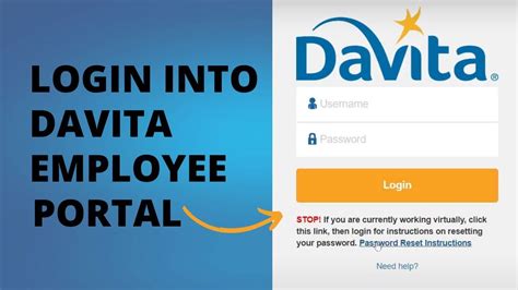 Please enter the Username or Email address that is associated with your myDaVita account. Username or Email. RETURN TO LOGIN. Need help? Please call 833-803-5542 for assistance. . 