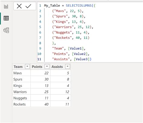 Dax create table from multiple tables.  Why Create a Table from Another ...