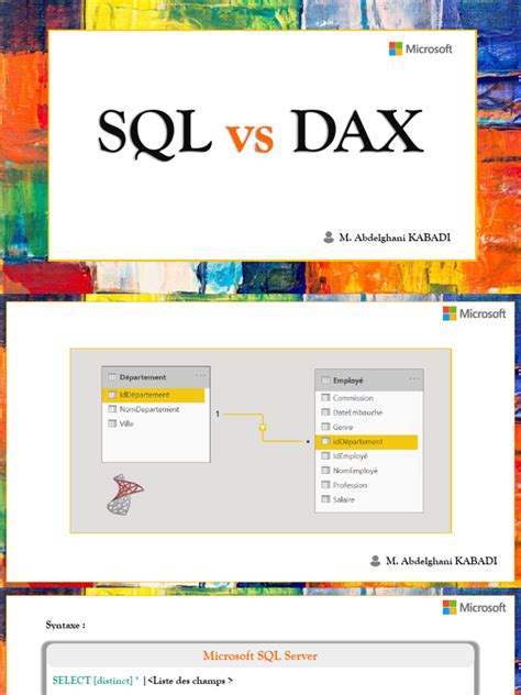 Dax programming language.  I usually tend to write my DAX in SQL first if it’s goi...