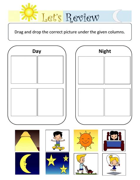 Day And Night Printables