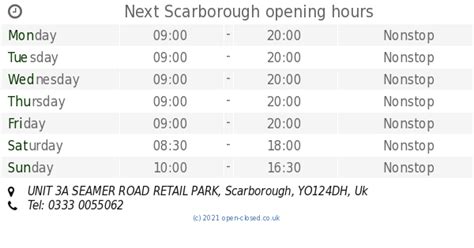 Day Centres opening times in Scarborough FindOpen UK