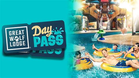 Splash into a day of fun with a resort day pass at Great Wolf Lodge's indoor water park. Get Your Day Pass. The water park will be open. Today, May 19. from 10:00 am to 8:00 pm.