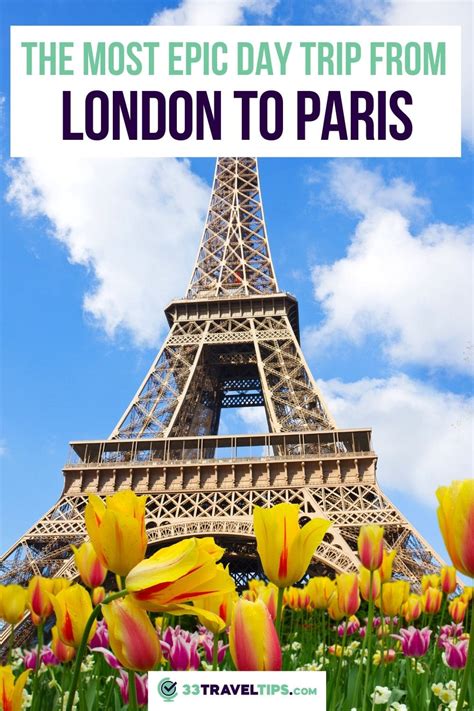Day trip to paris from london. See Paris and savor lunch on the Eiffel Tower on this private day trip by Eurostar from London. Travel by high-speed train from St. Pancras International and, on arrival, take a panoramic coach tour of top Paris attractions including the … 