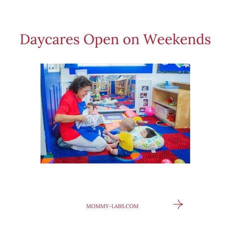 Daycares open on weekends. Ratings for Oklahoma City, OK weekend child care listed on Care.com. Average Rating 4.8 / 5. Weekend Child Care in Oklahoma City, OK are rated 4.8 out of 5 stars based on 30 reviews of the 60 listed weekend child care. 