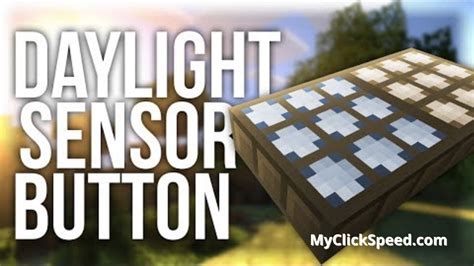 Daylight Sensor In Minecraft My Click Speed