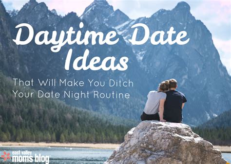 Daytime date. Jul 5, 2019 · Since your morning date will likely be uninterrupted, this is a prime time to focus on your physical relationship. If the idea of scheduling sex is not spontaneous enough for you or your partner ... 