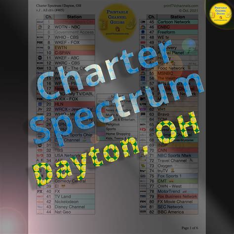 See what's on TV today, tonight and for the next 7 days. ... 45066, Springboro, Ohio ... Charter Spectrum South Dayton - Kettering. Digital Cable.