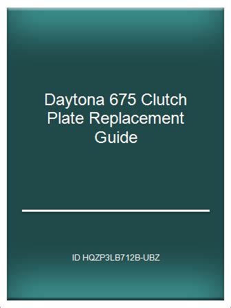 Daytona 675 clutch plate replacement guide. - Quality circle time in the secondary school a handbook of good practice 2nd edition.