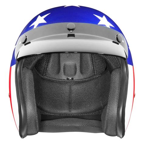 Daytona Helmets® - Cruiser Captain America Open Face Helmet