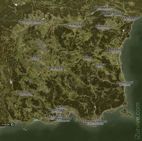 Dayz chernarus map